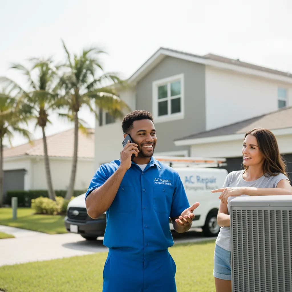 AC Repair Pompano Beach customer support in Ladoga
